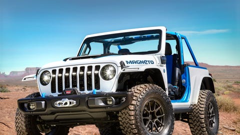 Jeep Wrangler Magneto BEV concept jeep wrangler magneto bev concept
