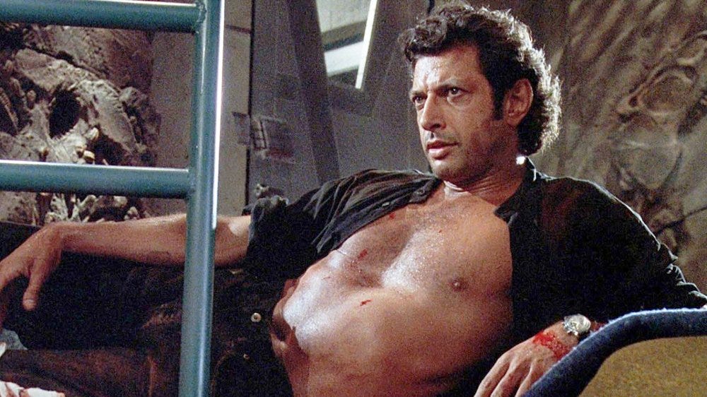 Jurassic Park actors troll Jeff Goldblum for his open-shirt scene