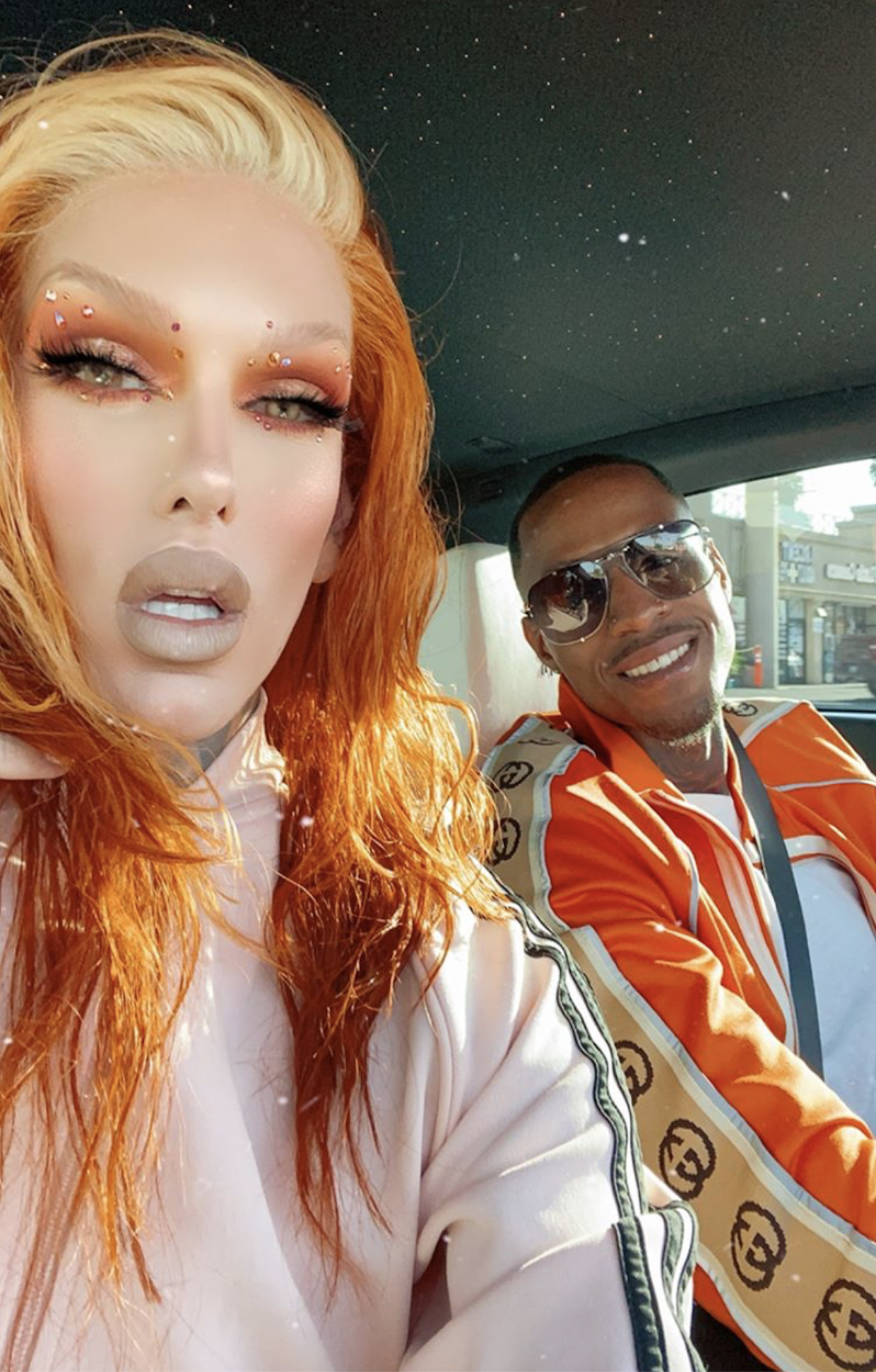 jeffree star gucci outfit