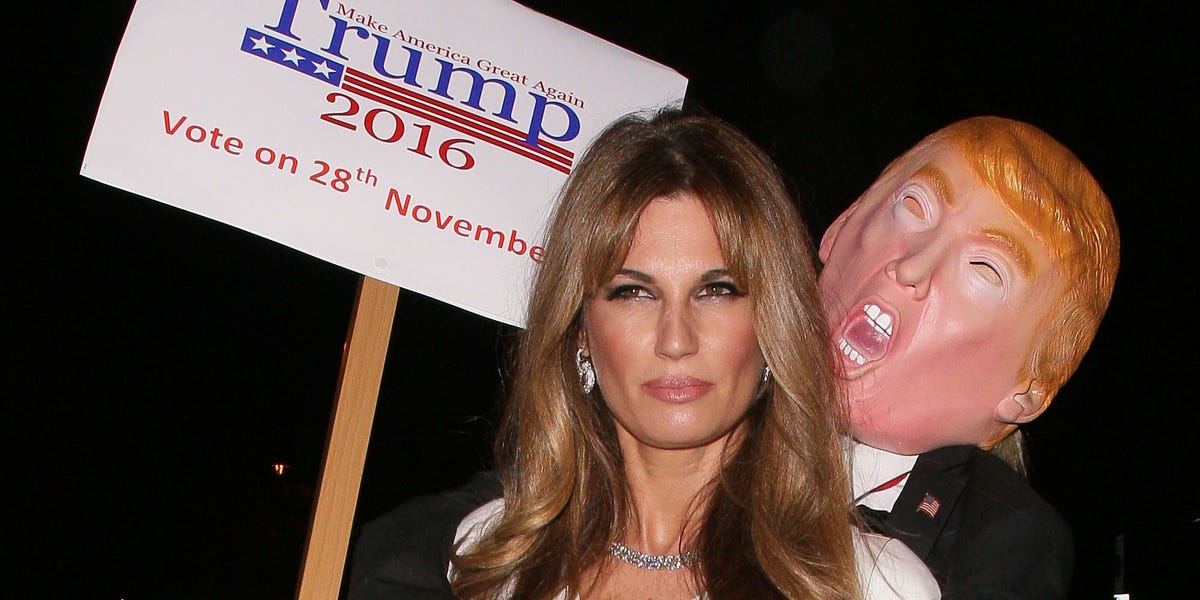 [UPDATED] British Socialite Jemima Khan Dressed As Melania Trump (Being