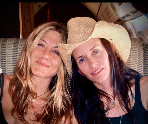 courteny cox jennifer aniston friendship