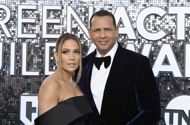 jlo and arod 26th annual screen actors guild awards   red carpet