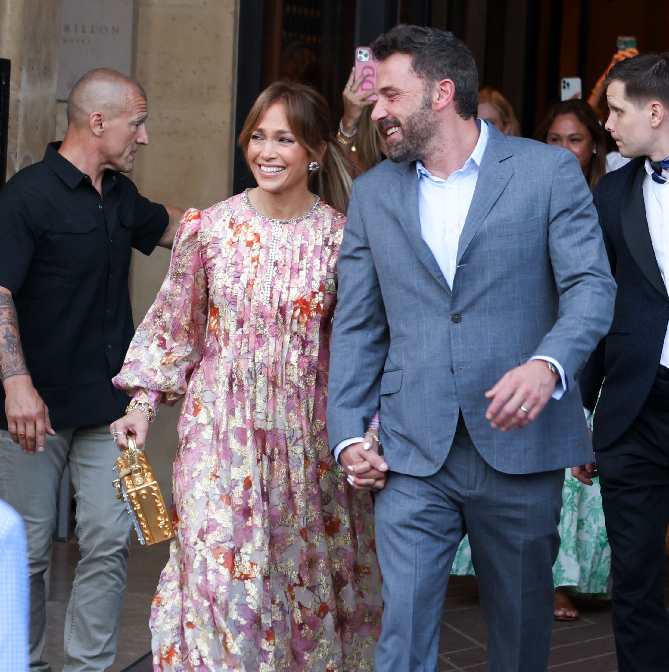 Jennifer Lopez Is a Vision in Head-to-Toe Florals on Paris Honeymoon