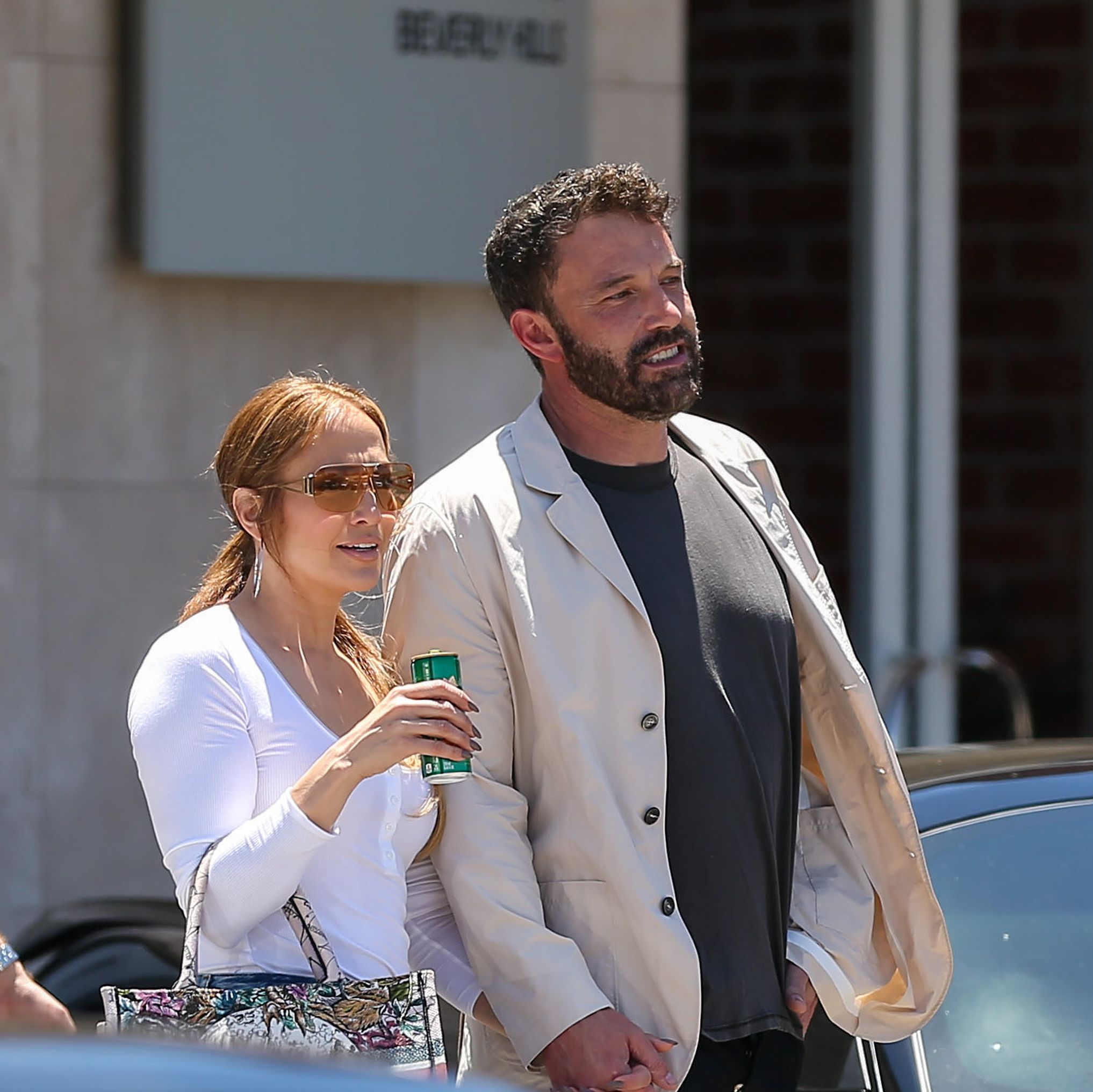 Jennifer Lopez and Ben Affleck Hold Hands While Chilling at a Rolls-Royce Dealership