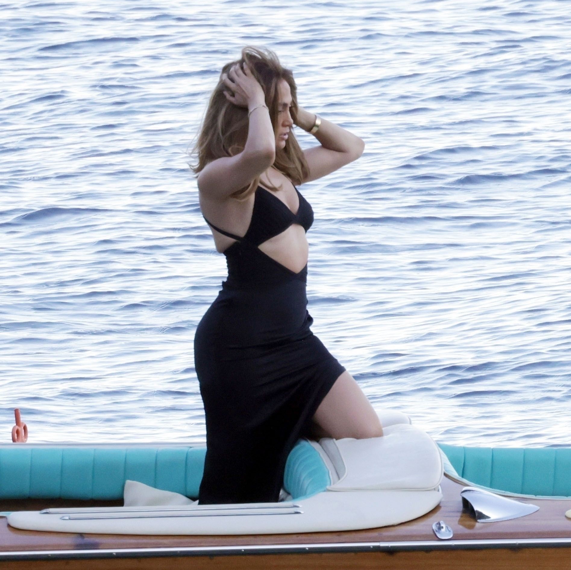 Jennifer Lopez Sipping a Drink on a Yacht in Italy Is the Epitome of Summer Goals