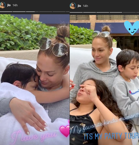 Jennifer Lopez Is Glowing In No Makeup Photos With Her Kids