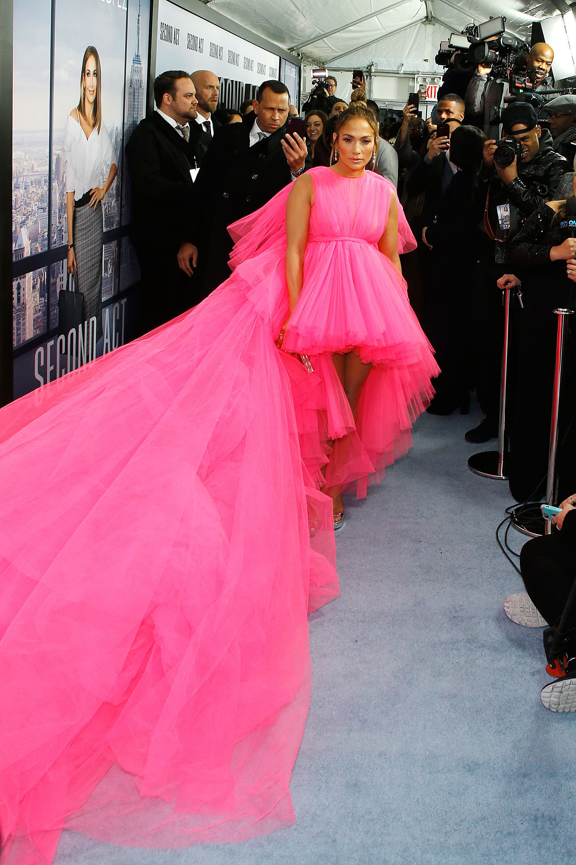 j lo's pink dress
