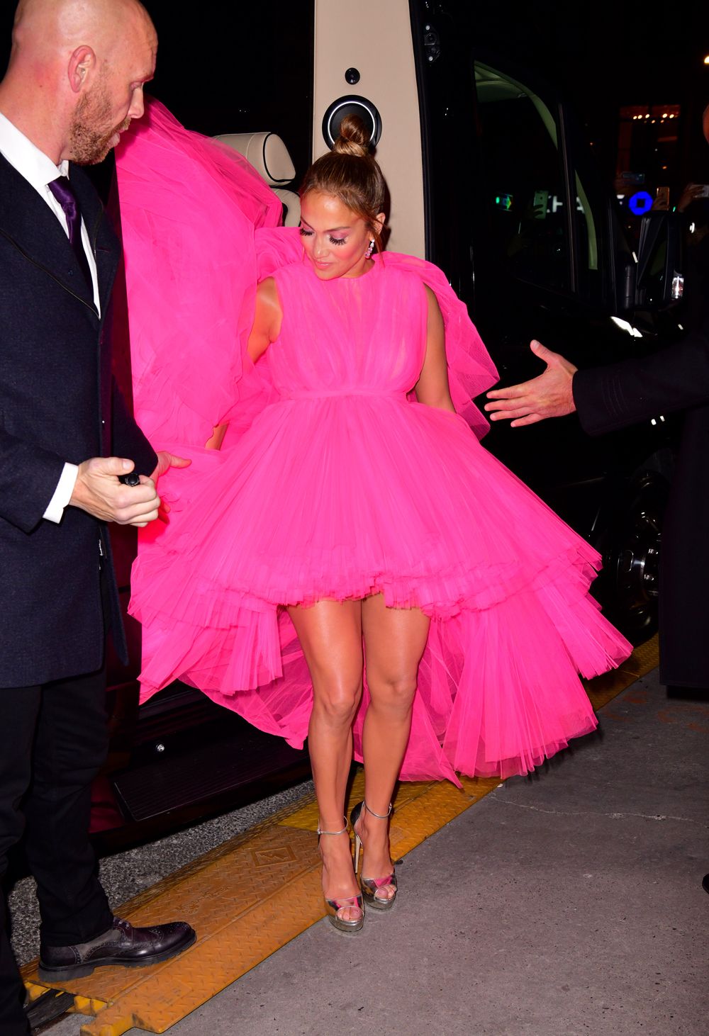 j lo's pink dress