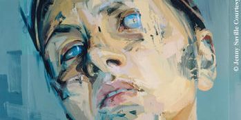 Face, Painting, Portrait, Watercolor paint, Art, Cheek, Self-portrait, Illustration, Acrylic paint, Visual arts, 