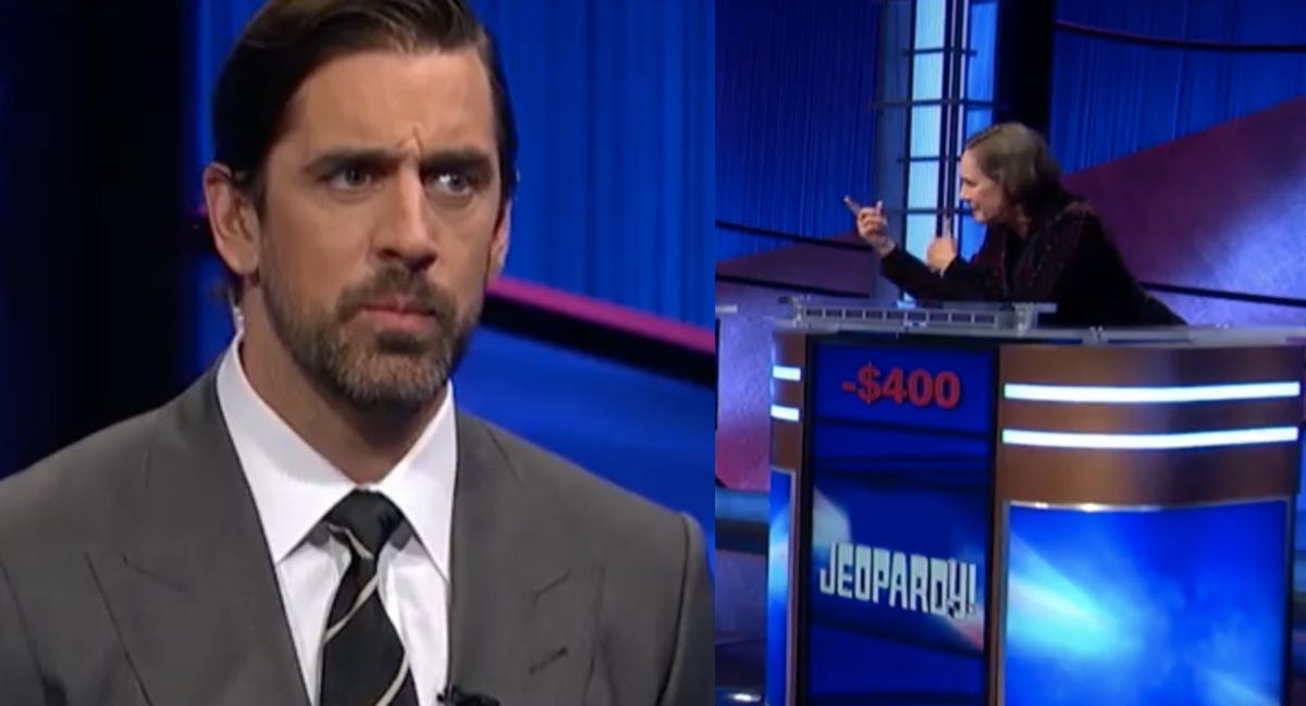 jeopardy aaron rodgers guest host again the conners