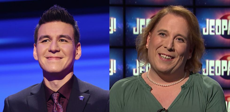 'Jeopardy!' Champion James Holzhauer Speaks Out About Amy Schneider Beating His Record thumbnail
