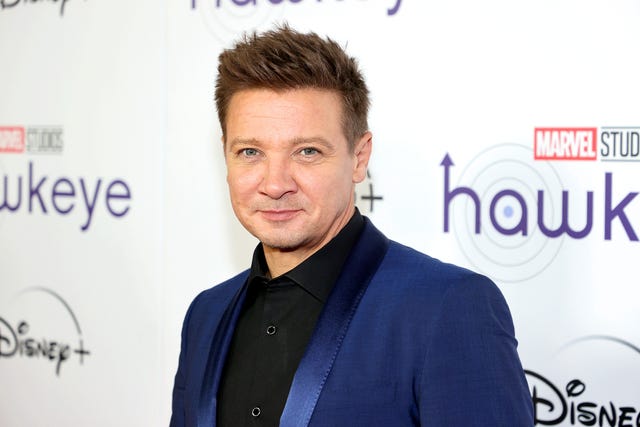 jeremy renner attends the hawkeye new york special fan screening at amc lincoln square on november 22, 2021 in new york city