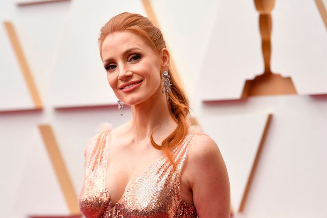 Jessica Chastain brilla con un vestido de Gucci en los Oscar