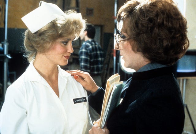 jessica lange et dustin hoffman dans 'tootsie''tootsie'