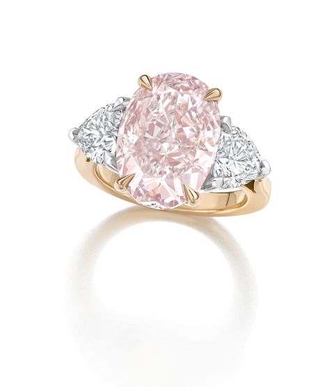 jessica mccormack created a new setting for a client’s 6 carat pink diamond