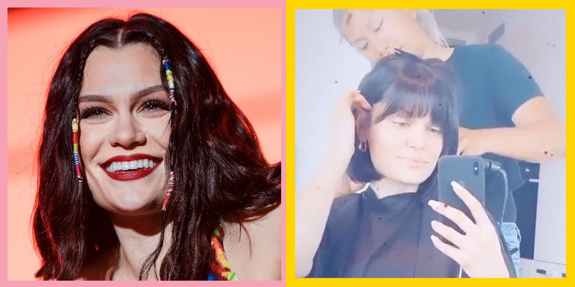 Jessie J Just Got A Blunt Fringe Cut In Circa Do It Like A Dude