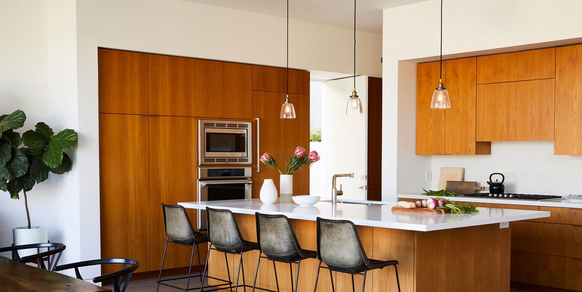 modern full wall kitchen cabinet