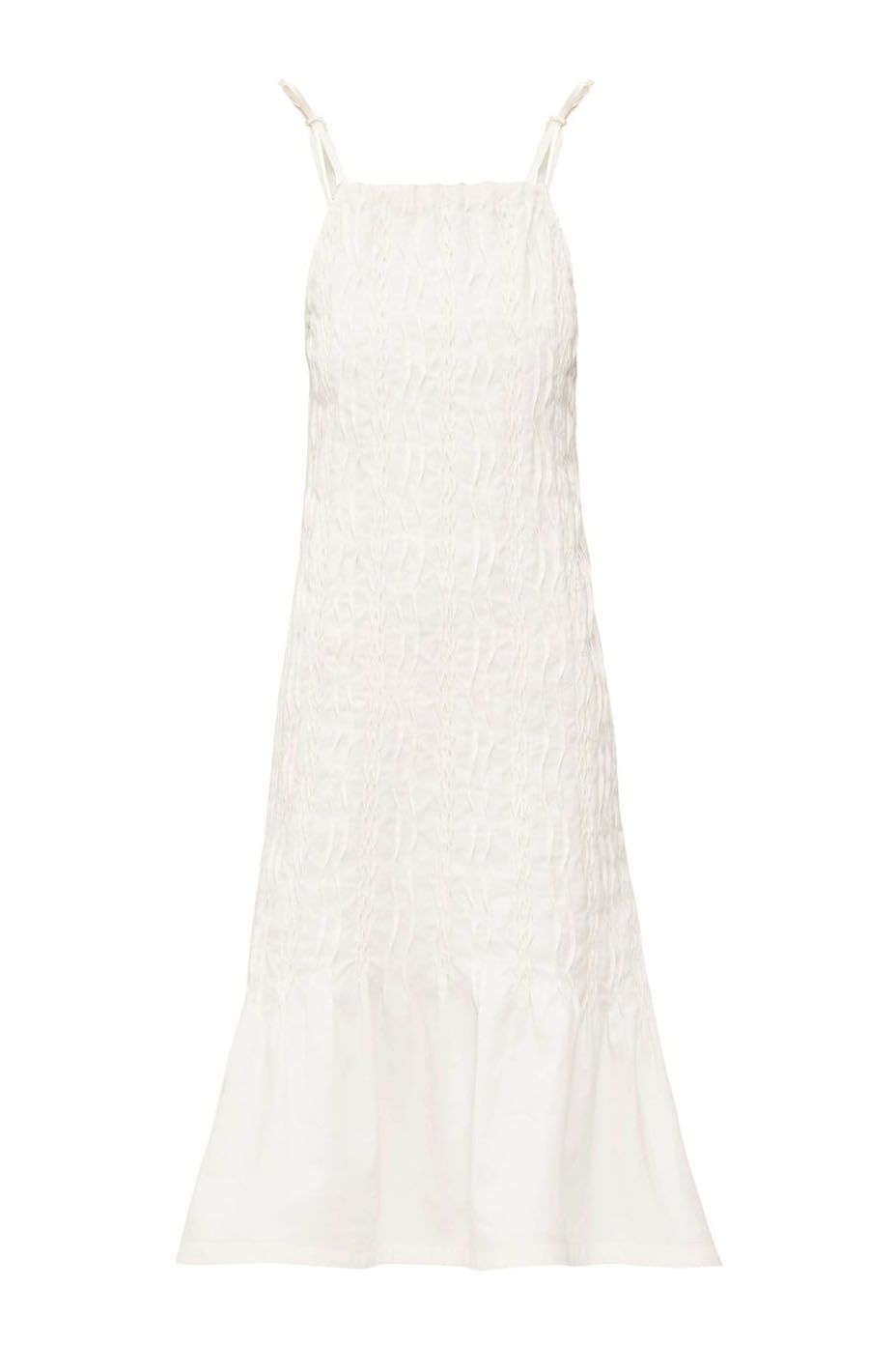 white maxi dress zara