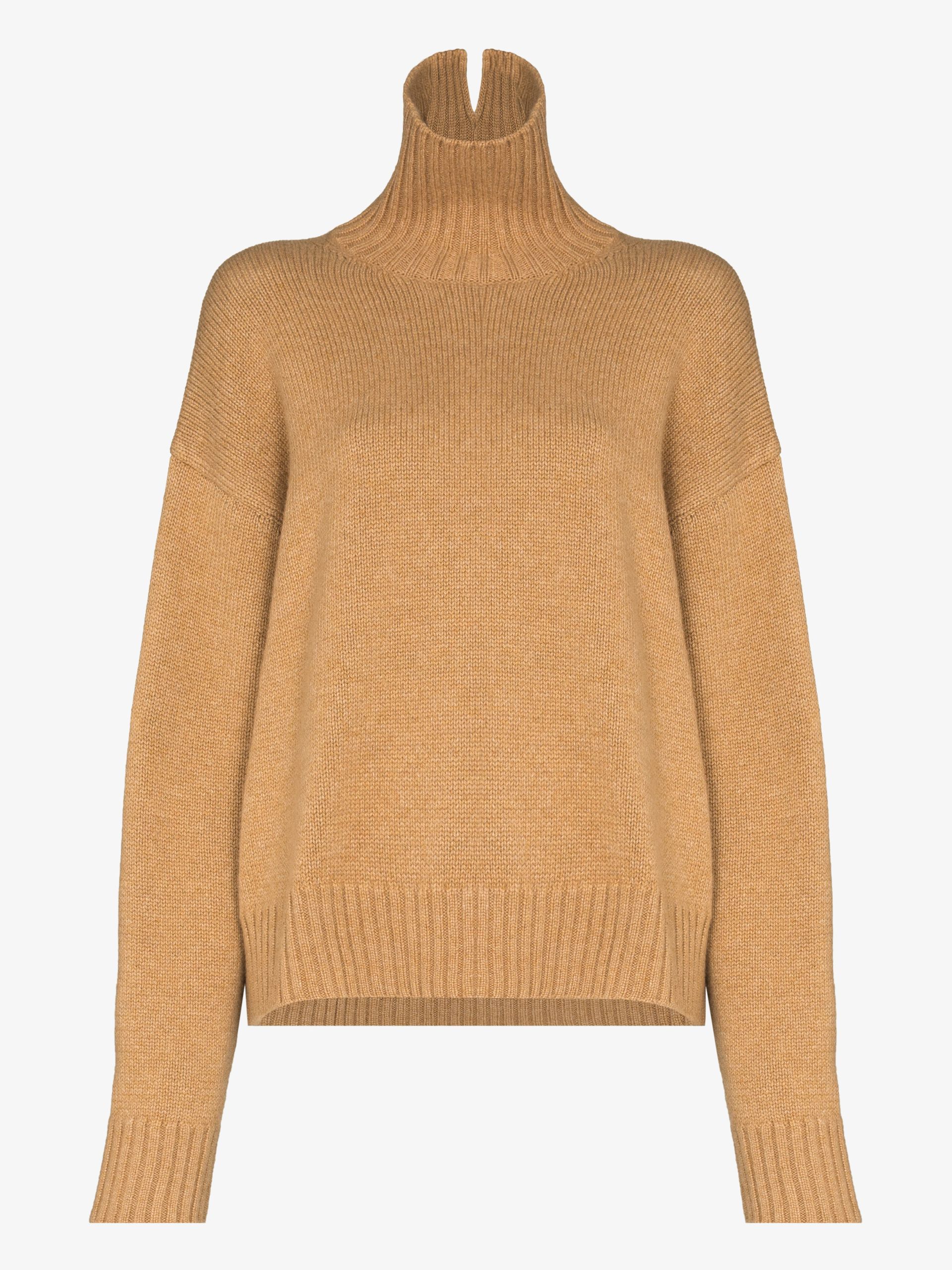 Luxury Women Cashmere Knitwear Jumper Turtleneck Pullover Loose Sweater Tops
