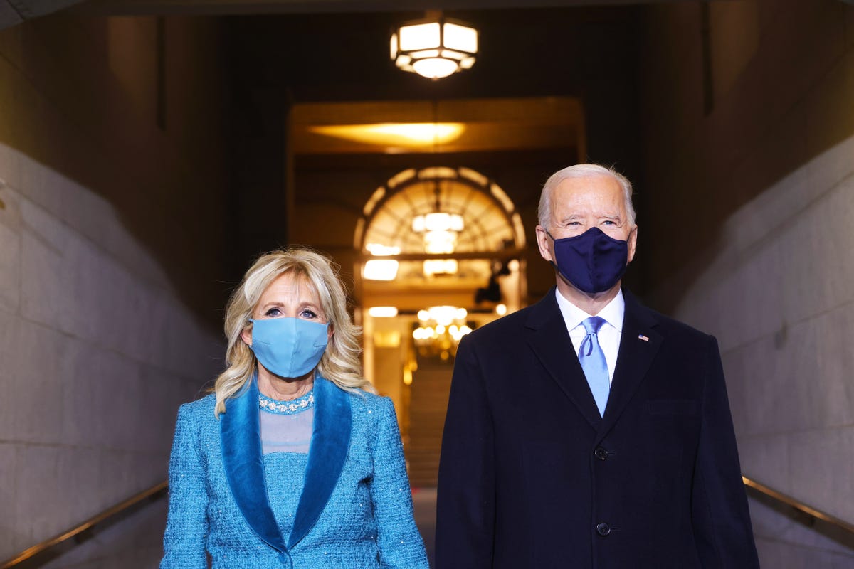 Dr. Jill Biden's Blue Inauguration Outfit Meaning Explained