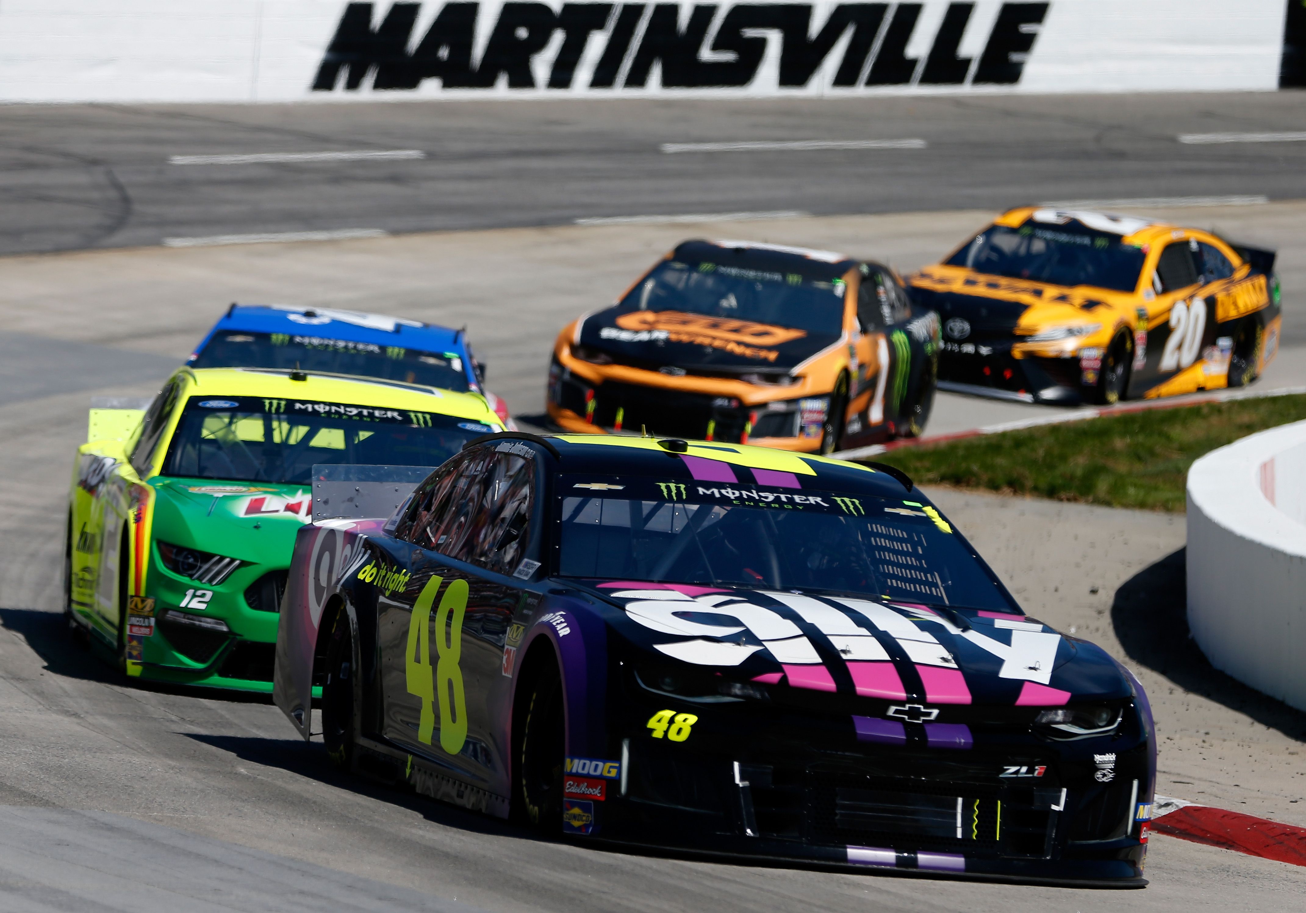 Starting Lineup For Wednesday S Nascar Cup Race At Martinsville