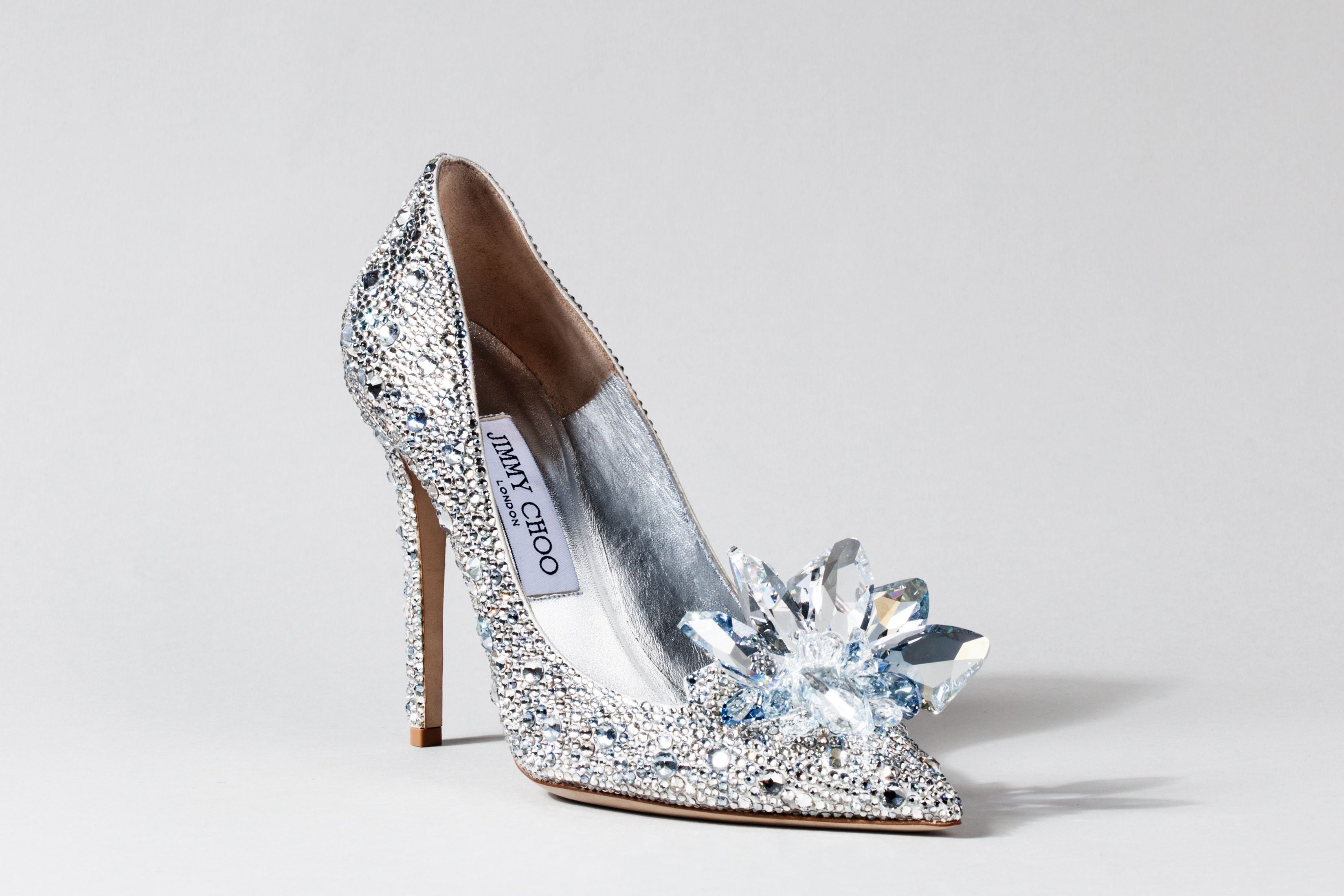 jimmy choo silver sparkly heels