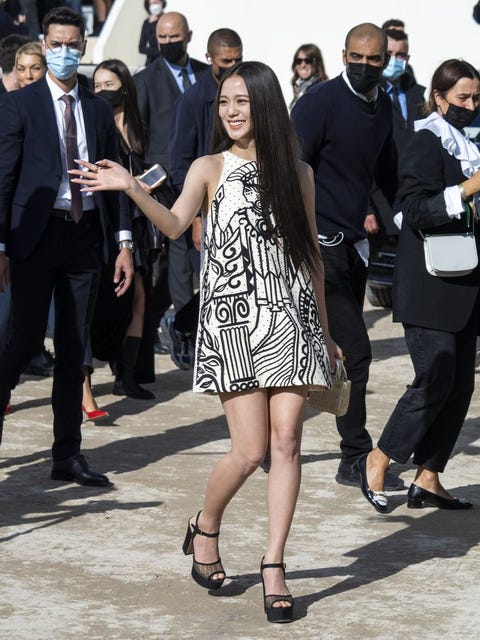 Jisoo at Dior's fashion show jisoo at dior's fashion show