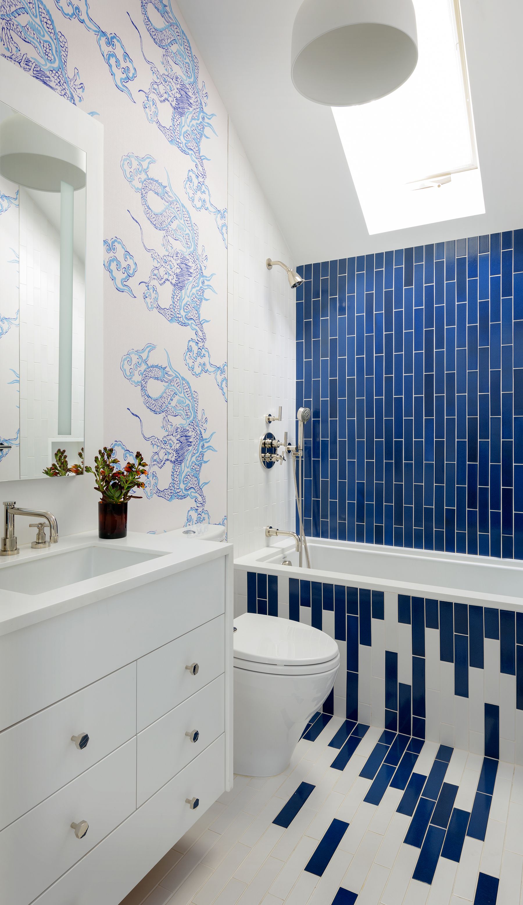 Blue And Green Tiled Bathrooms, Blue Bathroom Tiles Image