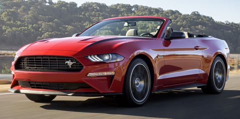 2020 ford mustang convertible front