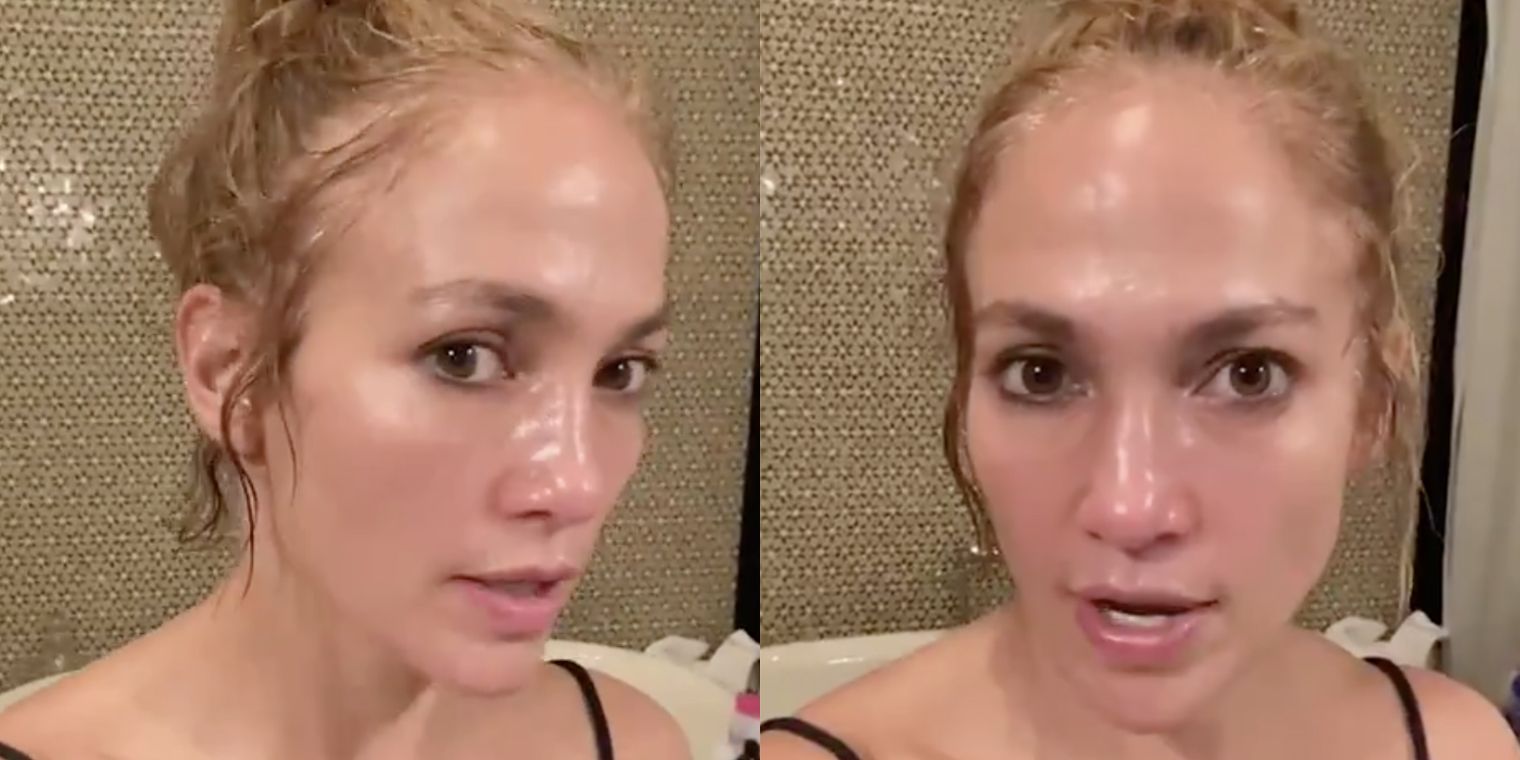 Jennifer Lopez Reveals Her Makeup Free Skin Discusses Botox