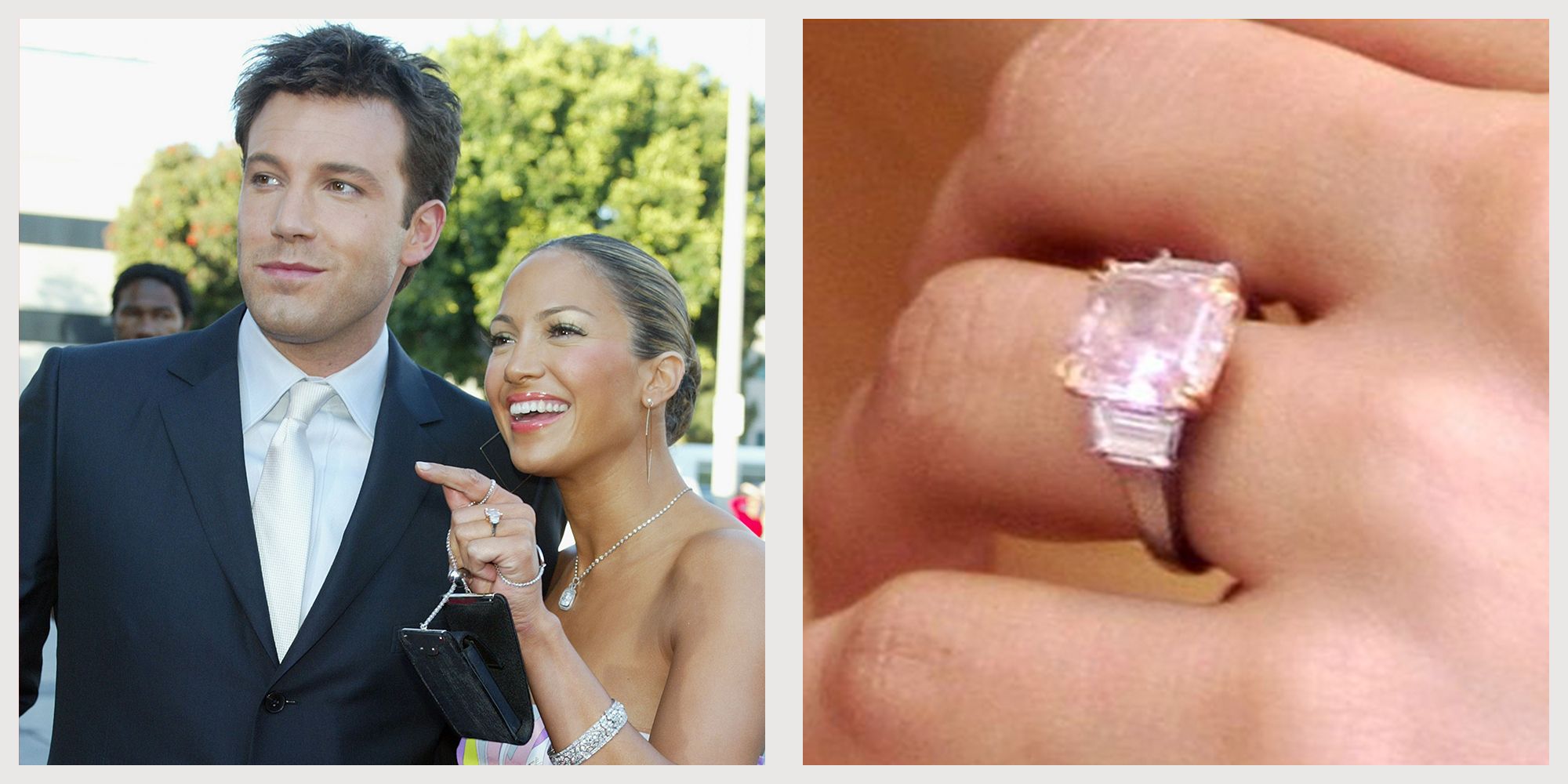The Story Of Jennifer Lopez S Pink Diamond Engagement Ring From Ben Affleck