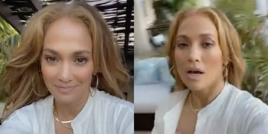 Jennifer Lopez Shares an Update from the Set of Shotgun Wedding