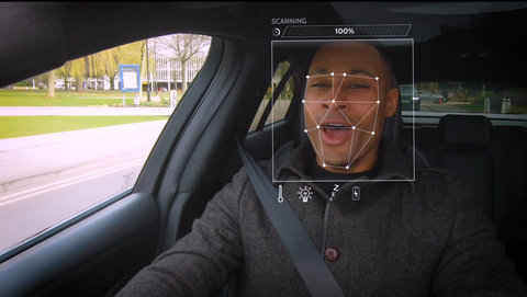 Jaguar Land Rover tecnología IA reconocimiento facial 