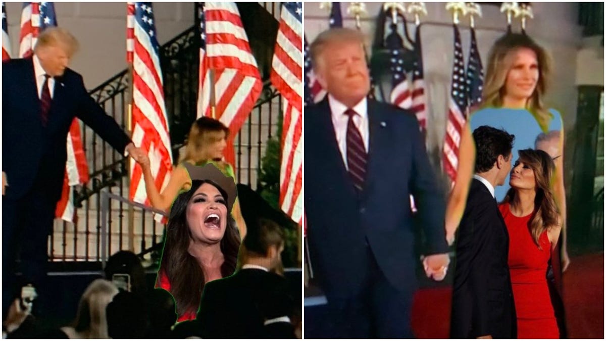 Melania Trump Green Screen Dress Memes At The Rnc