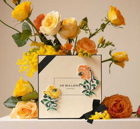 jo malone london七夕官網限定的玫瑰刺繡布貼，充滿英式童趣又浪漫風格。