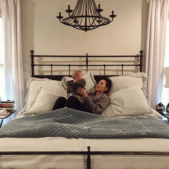 Why Joanna Gaines Painted Her Bedroom Fireplace Black