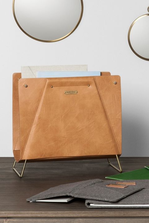 joanna gaines summer collection target - faux leather file sorter