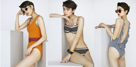 レトロかわいい タウンで着られる水着カタログ Swim Wear Week