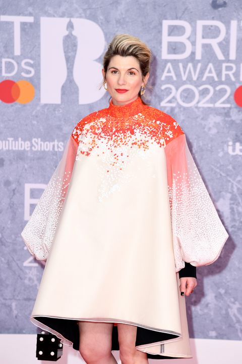 jodie whittaker at the 2022 brit awards