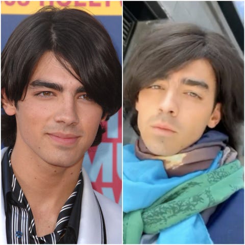 Joe Jonas vuelve en 2021 al pelo con el que se hizo famoso