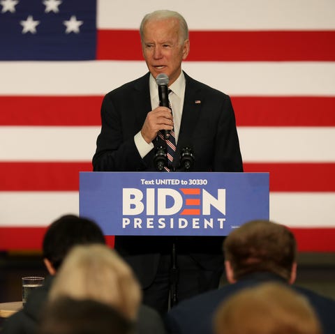 Democratic Presidential Candidate Joe Biden Campaigns In Iowa Democratic Presidential Candidate Joe Biden Campaigns In Iowa