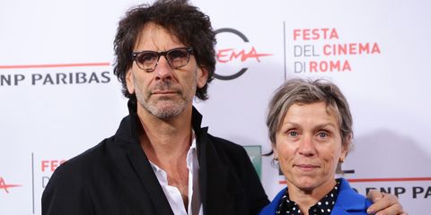rome, italy   october 16  joel coen and frances mcdormand attend a photocall during the 10th rome film fest on october 16, 2015 in rome, italy  photo by vittorio zunino celottogetty images