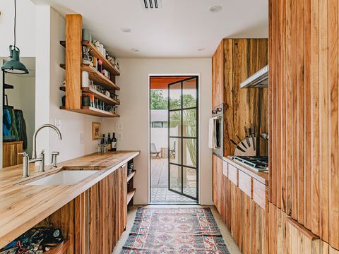 wood modern kitchen