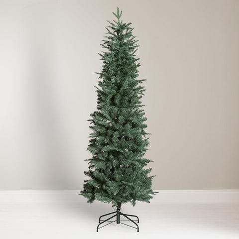 11 Slim Christmas Trees Perfect For Small Spaces - Best Pencil John Lewis & Partners Slender Blue Spruce Unlit Christmas Tree, 6ft - 11 Slim Christmas Trees Perfect For Small Spaces - Best Pencil
