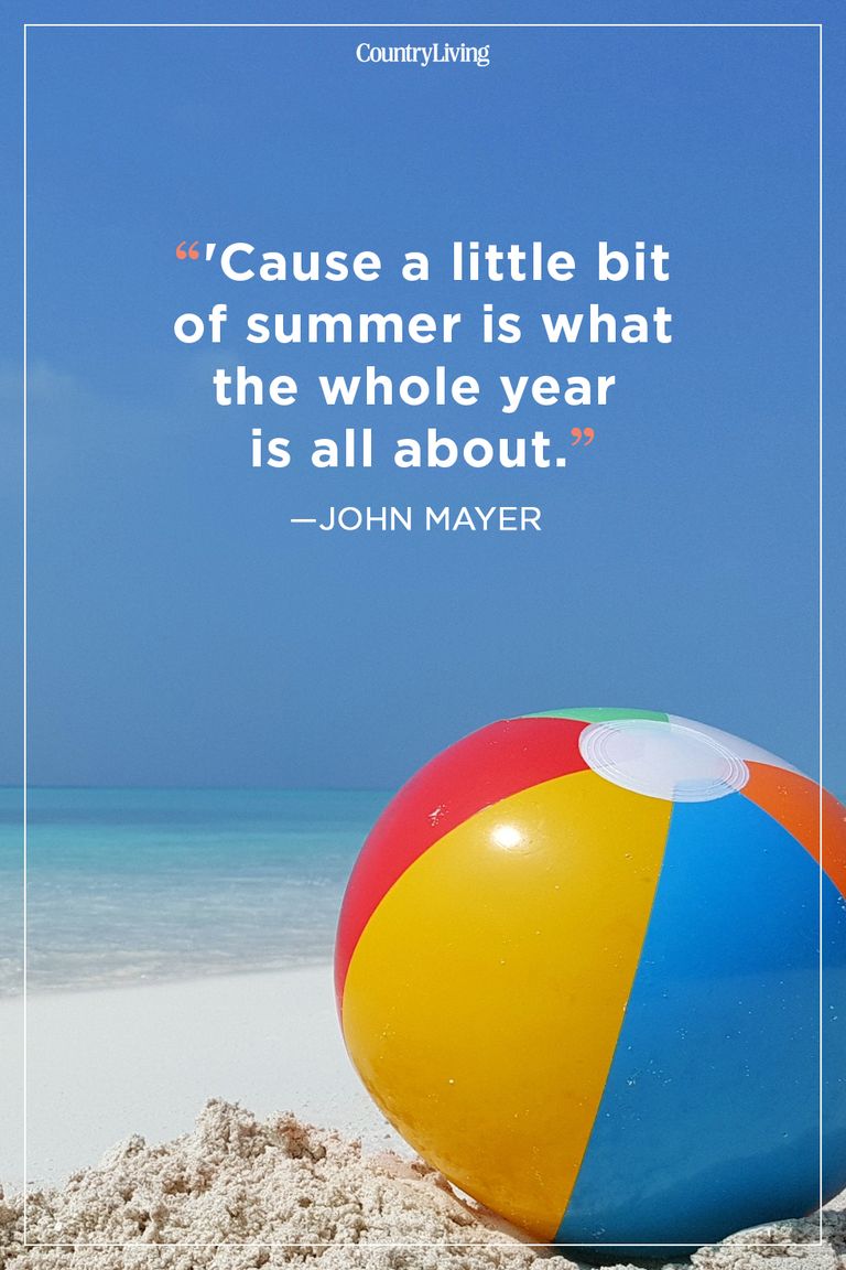 John Mayer Summer Quote