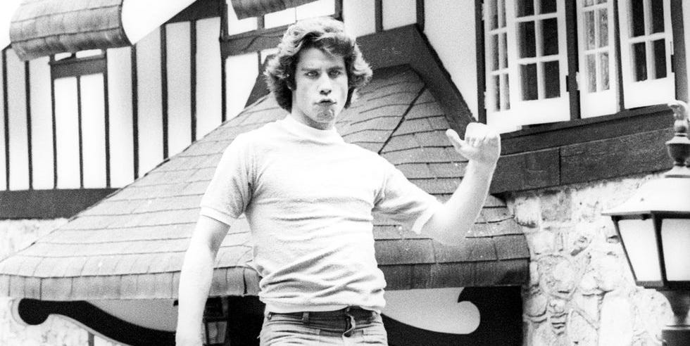 Para Hombre y Chicos década de 1970 Grasa John Travolta T PÁJARO Gang Elaborado Vestido Chaqueta /& LOGOTIPO