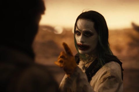 joker en la liga de la justicia de zack snyder