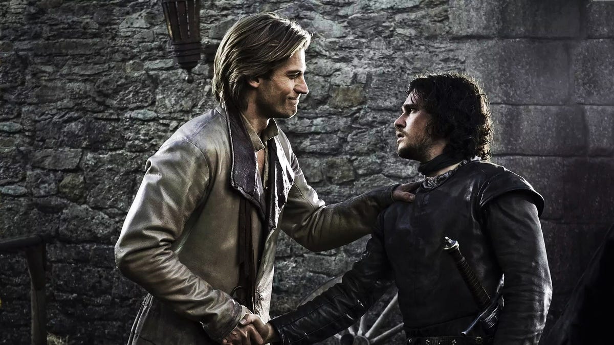 A Jon Snow, Jaime Lannister Scene from Game of Thrones ...