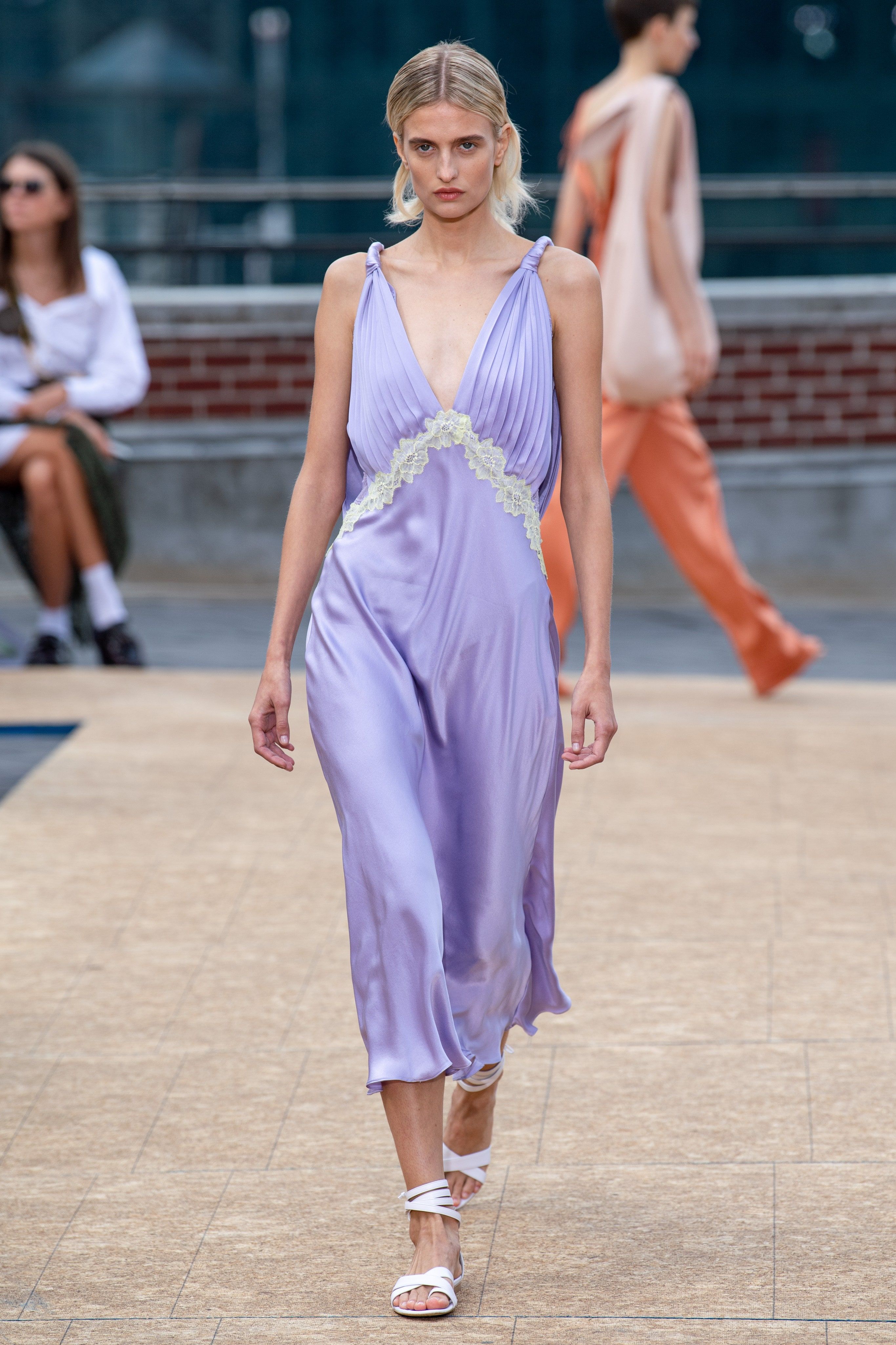 Lila slips. Jonathan Simkhai Spring 2020.