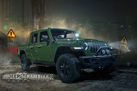 19 Jeep Wrangler Pickup Renderings Best Look At New Jeep Scrambler Truck